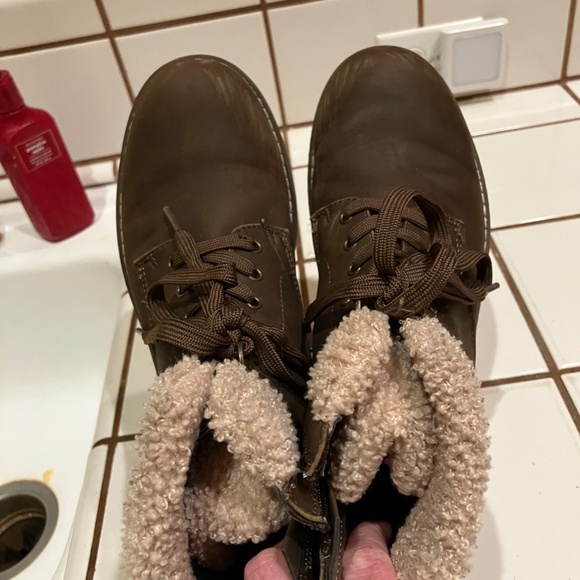 Womens brown ankle boot size 8 - Picture 2 of 4